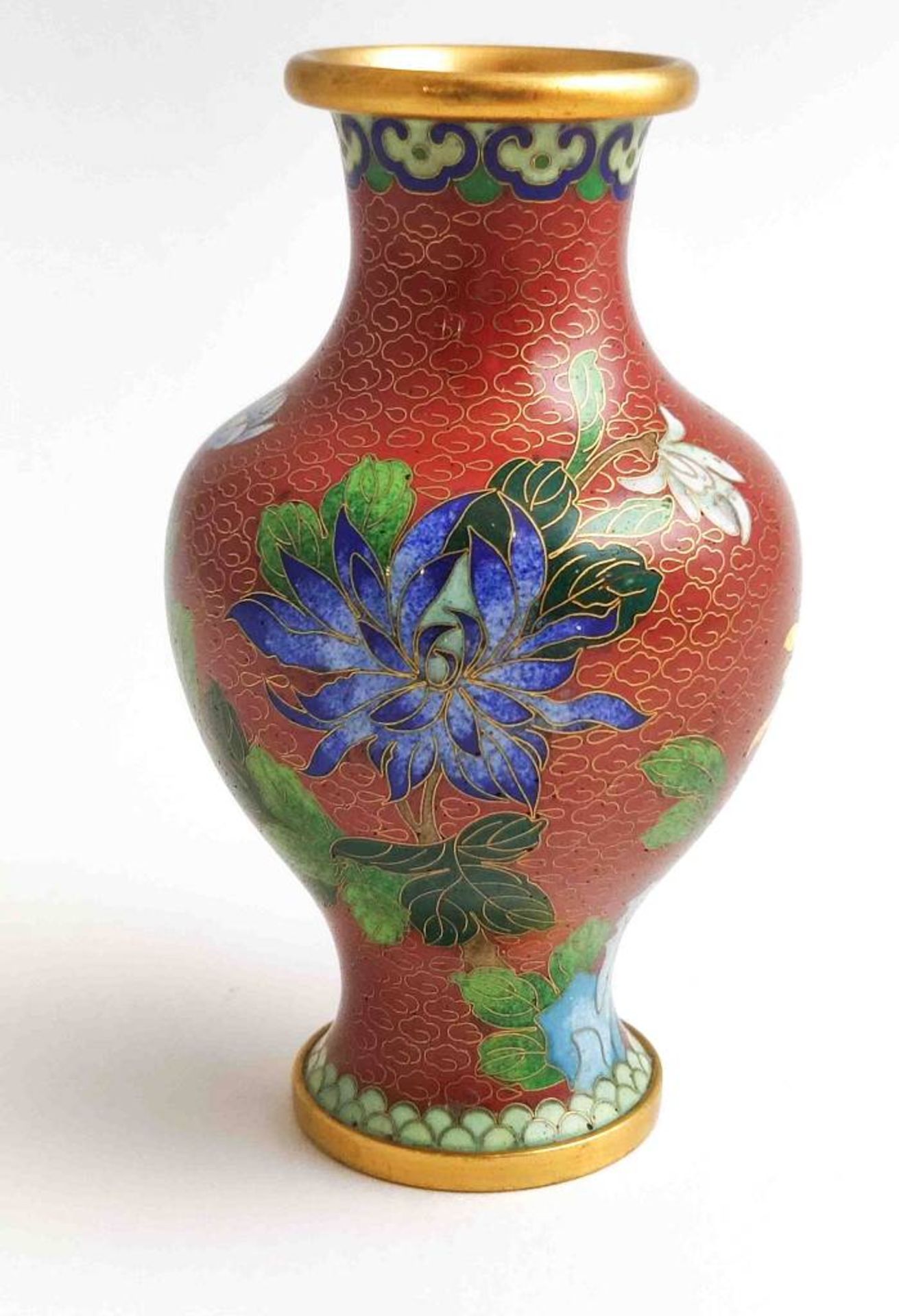 Cloisonné Vase - Bild 3 aus 4