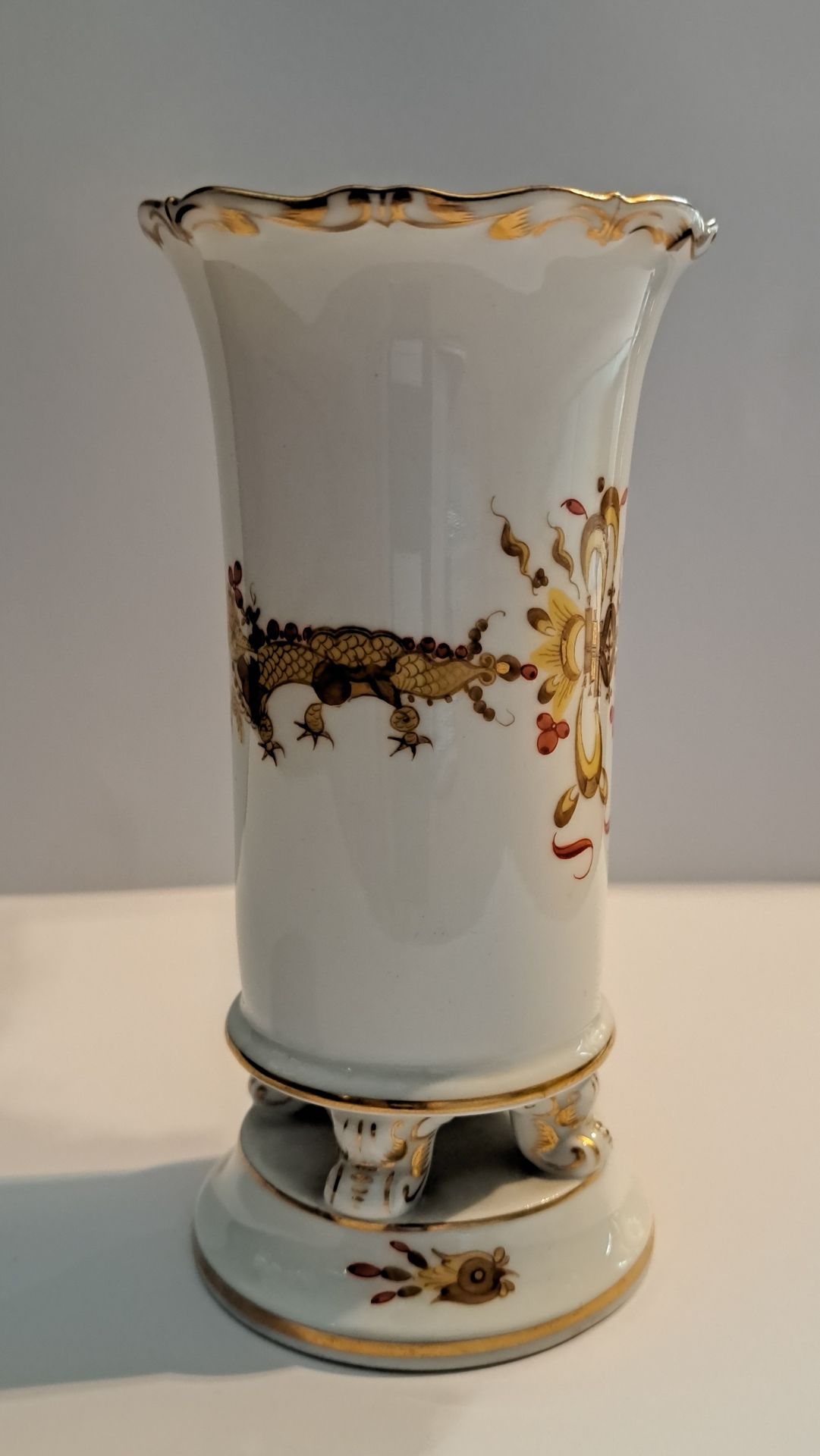 Meissen Trichter Fußvase - Image 6 of 7