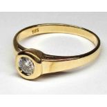 585 14K GG Brillant Gold Ring
