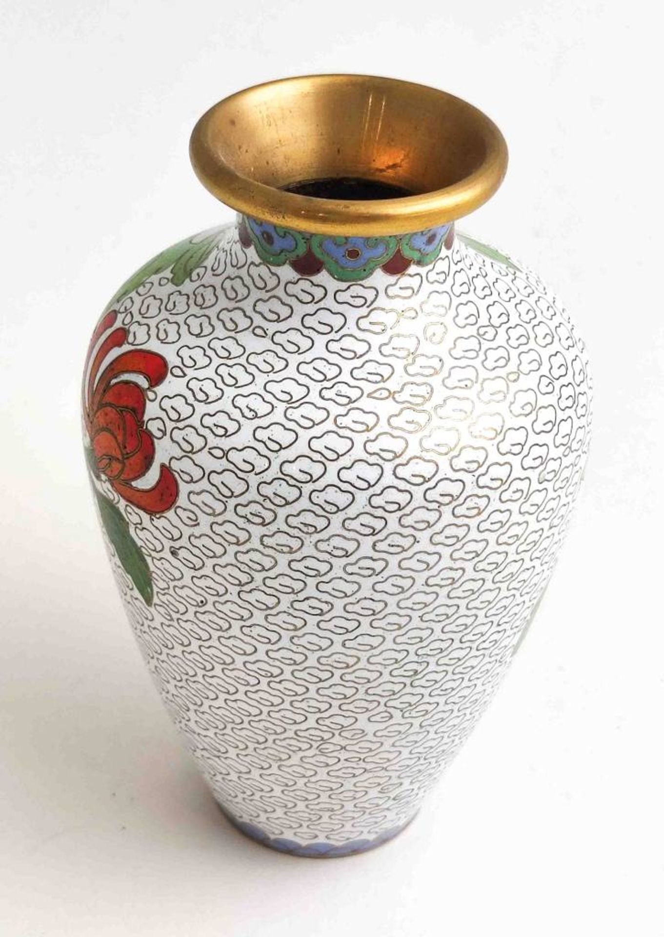 Cloisonné Vase - Bild 2 aus 4