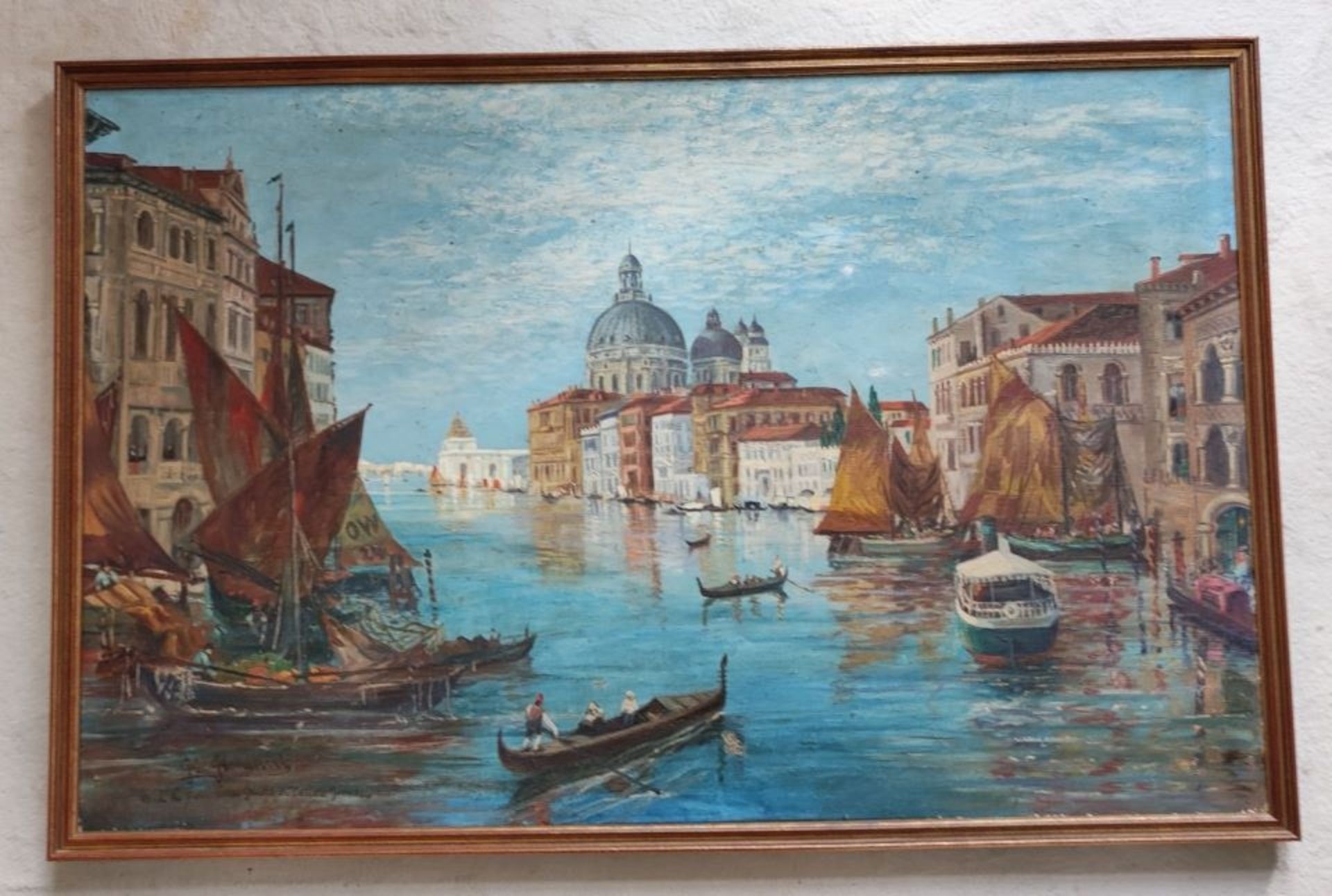 G. Giovanni großes Ölgemälde Venedig