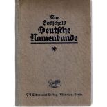 Deutsche Namenskunde 1942