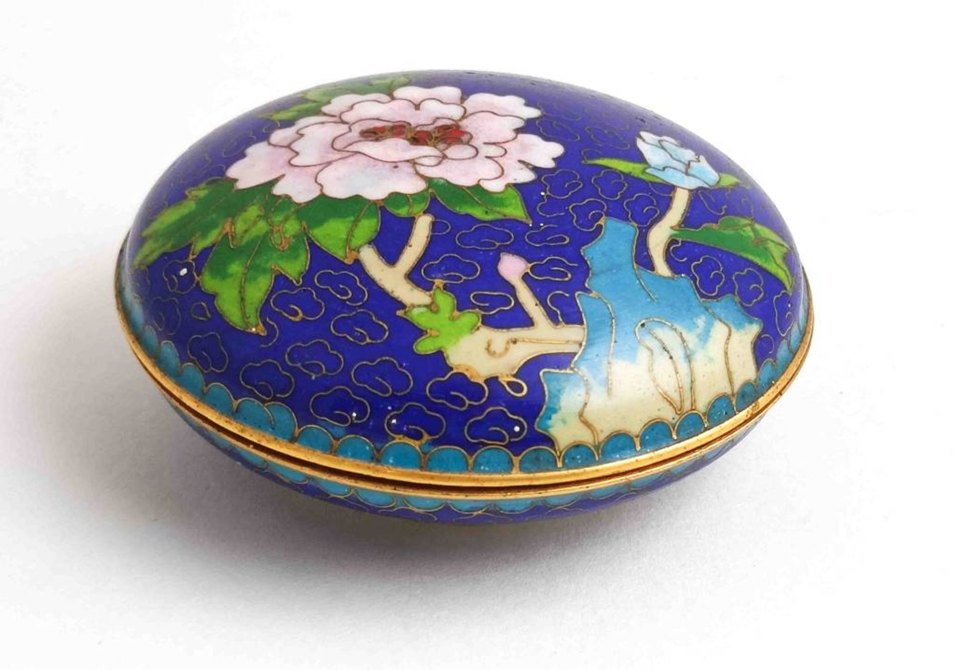 Cloisonné Deckeldose - Image 3 of 3