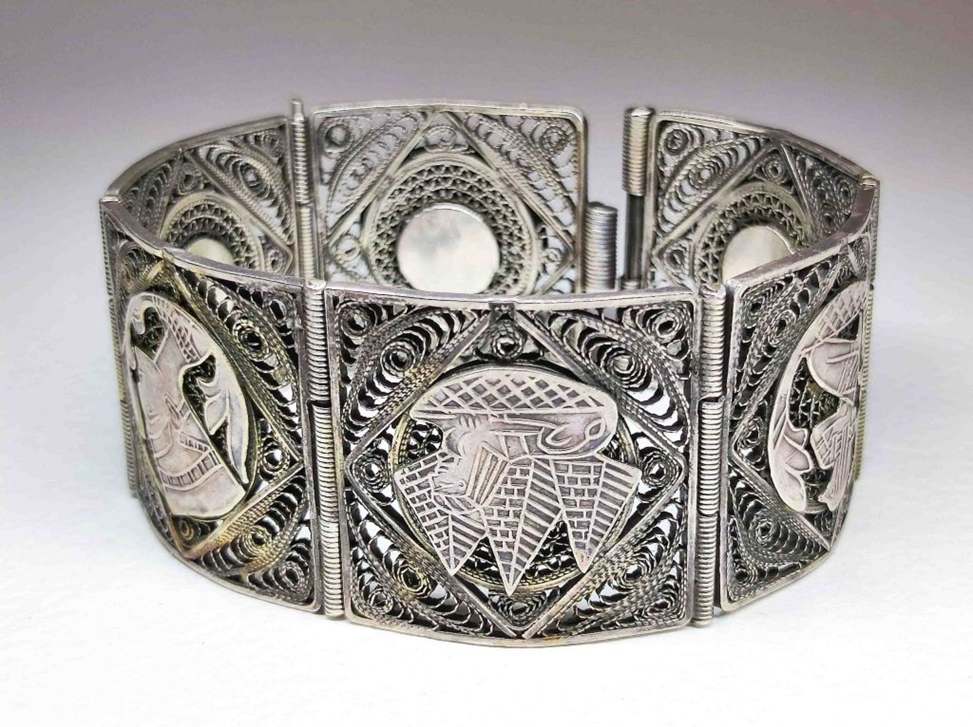 Antikes 800er Silber Armband - Image 2 of 2