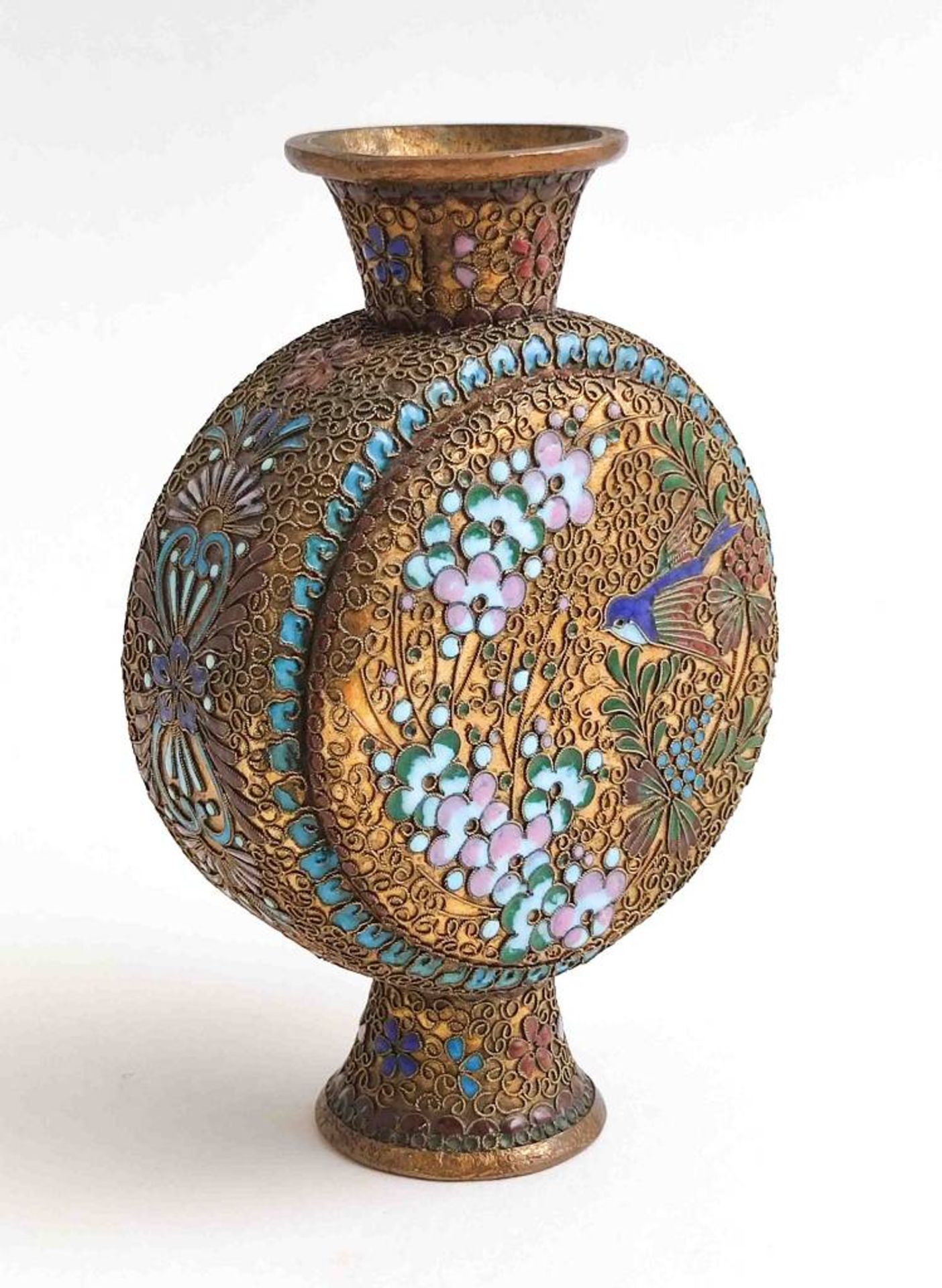 Cloisonné Vase - Image 2 of 3
