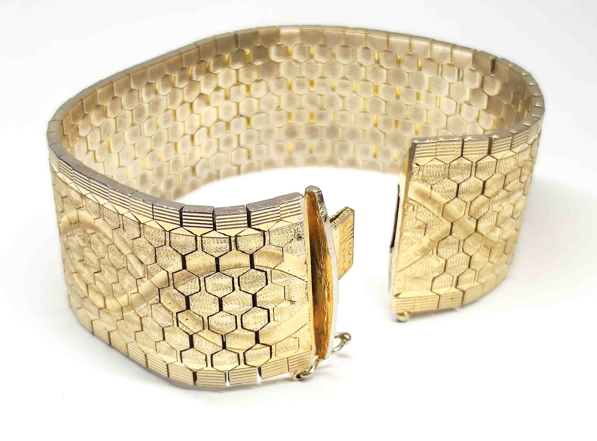 Massives Panzerarmband Gold Double - Image 2 of 2