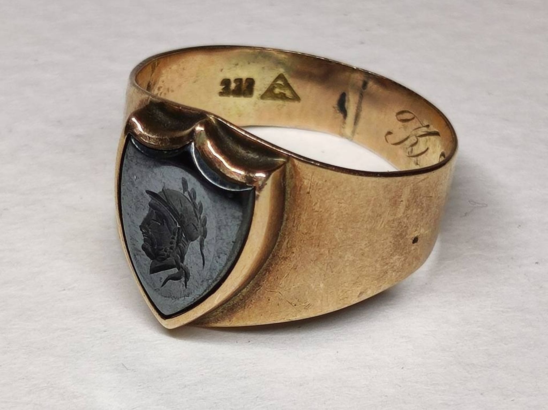 333er GG 8K Wappen Ring