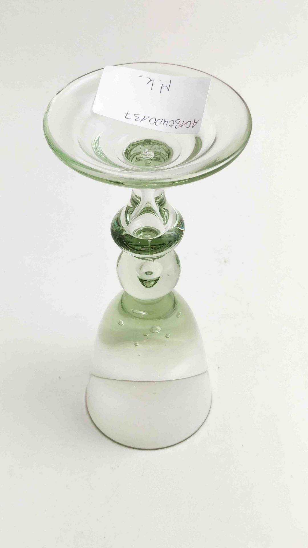 Grünglas Weinkelch - Bild 3 aus 3