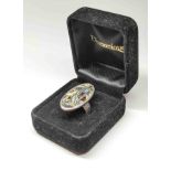 925er Silber Ring Abalone