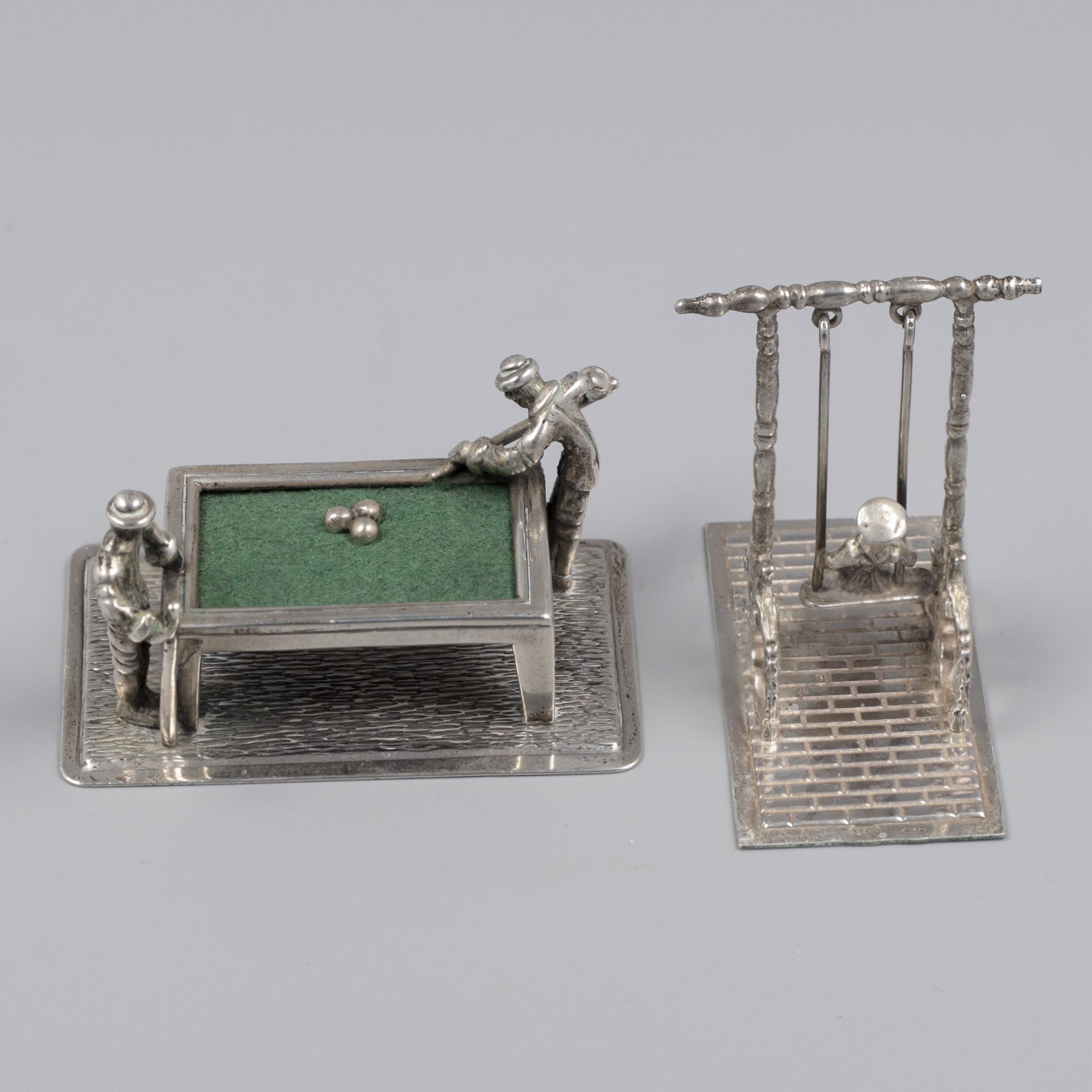 2-piece lot of miniatures silver. - Bild 2 aus 5
