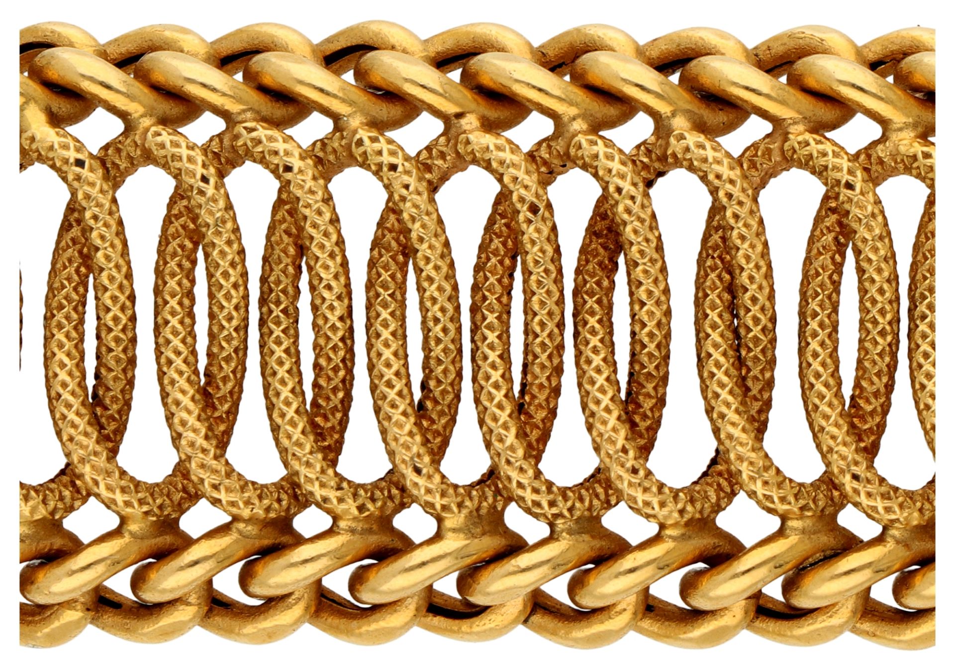 UnoAErre 18K yellow gold link bracelet. - Image 2 of 4