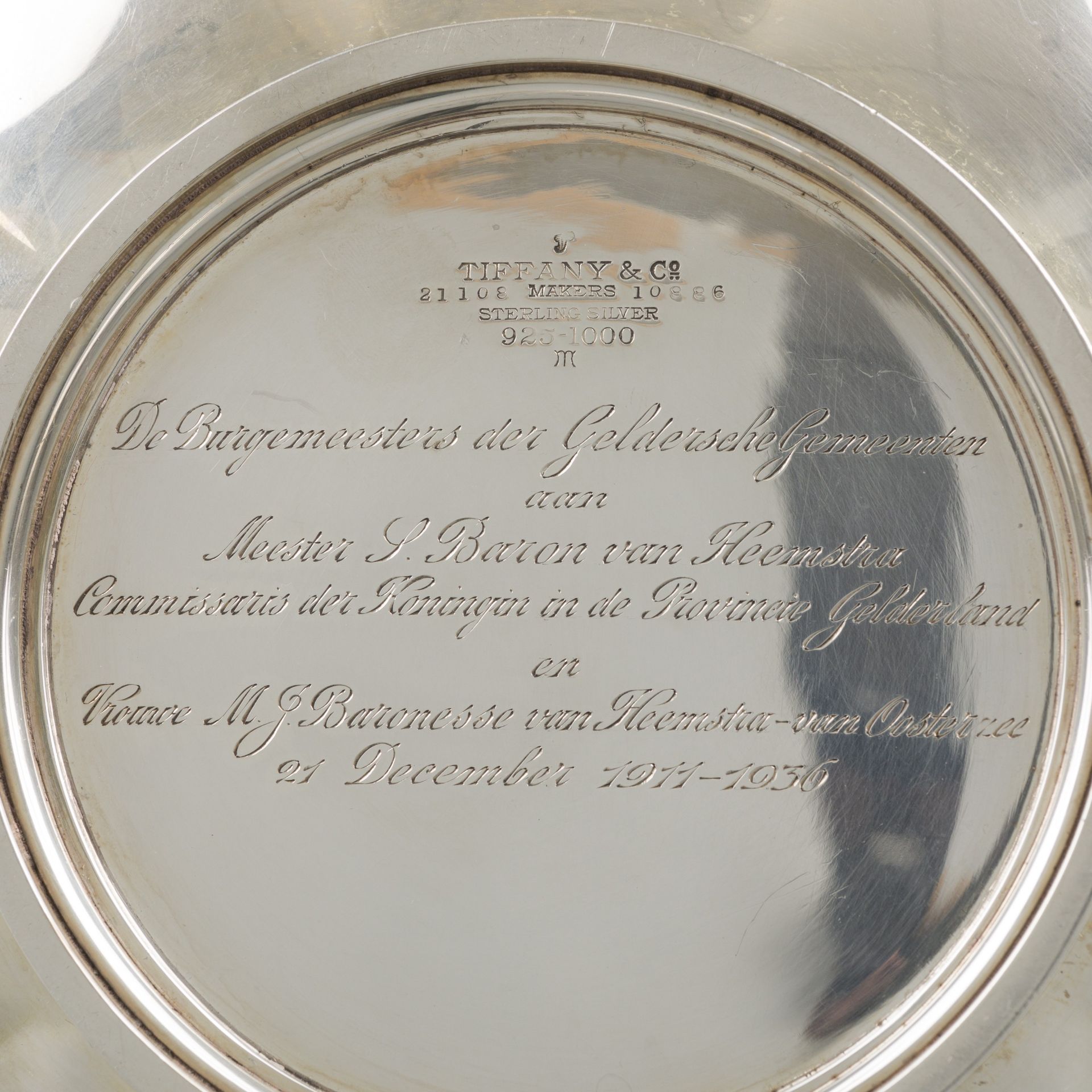 Tiffany & Co. Fruit bowl silver. - Image 2 of 2