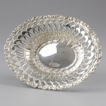 Bread basket / fruit basket silver.