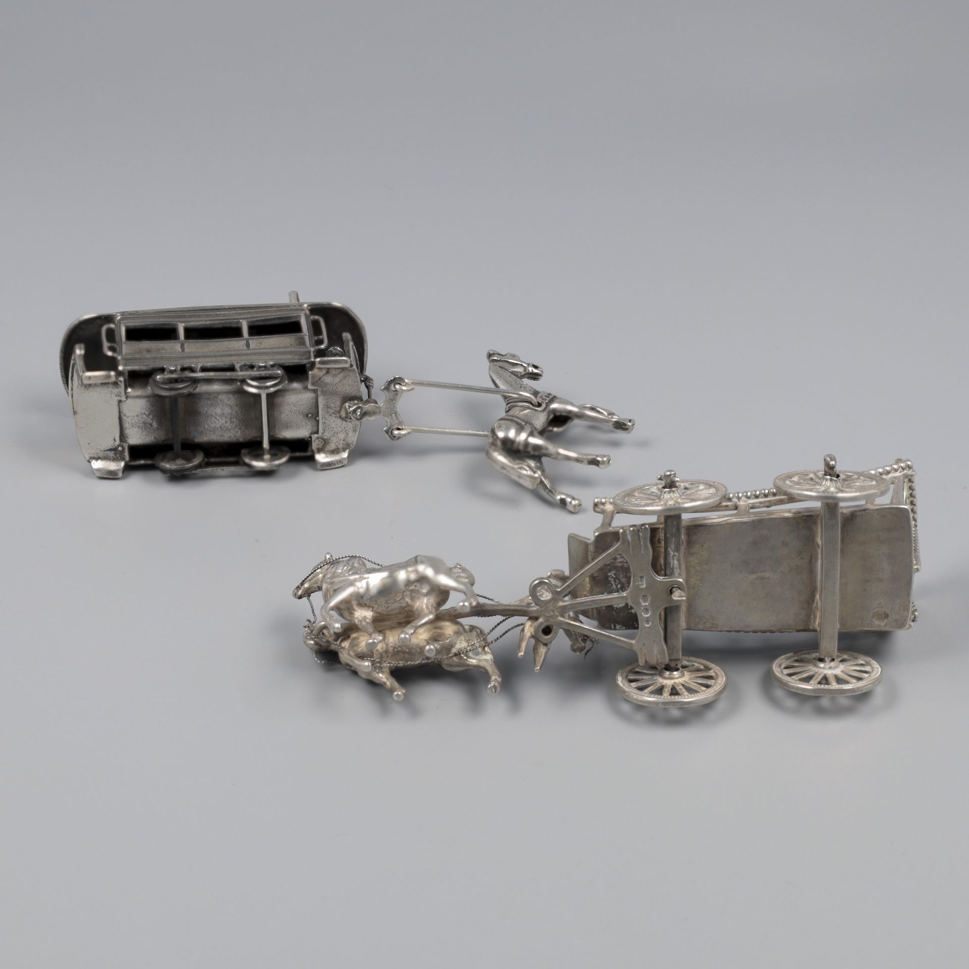 2-piece lot of miniatures silver. - Bild 3 aus 4