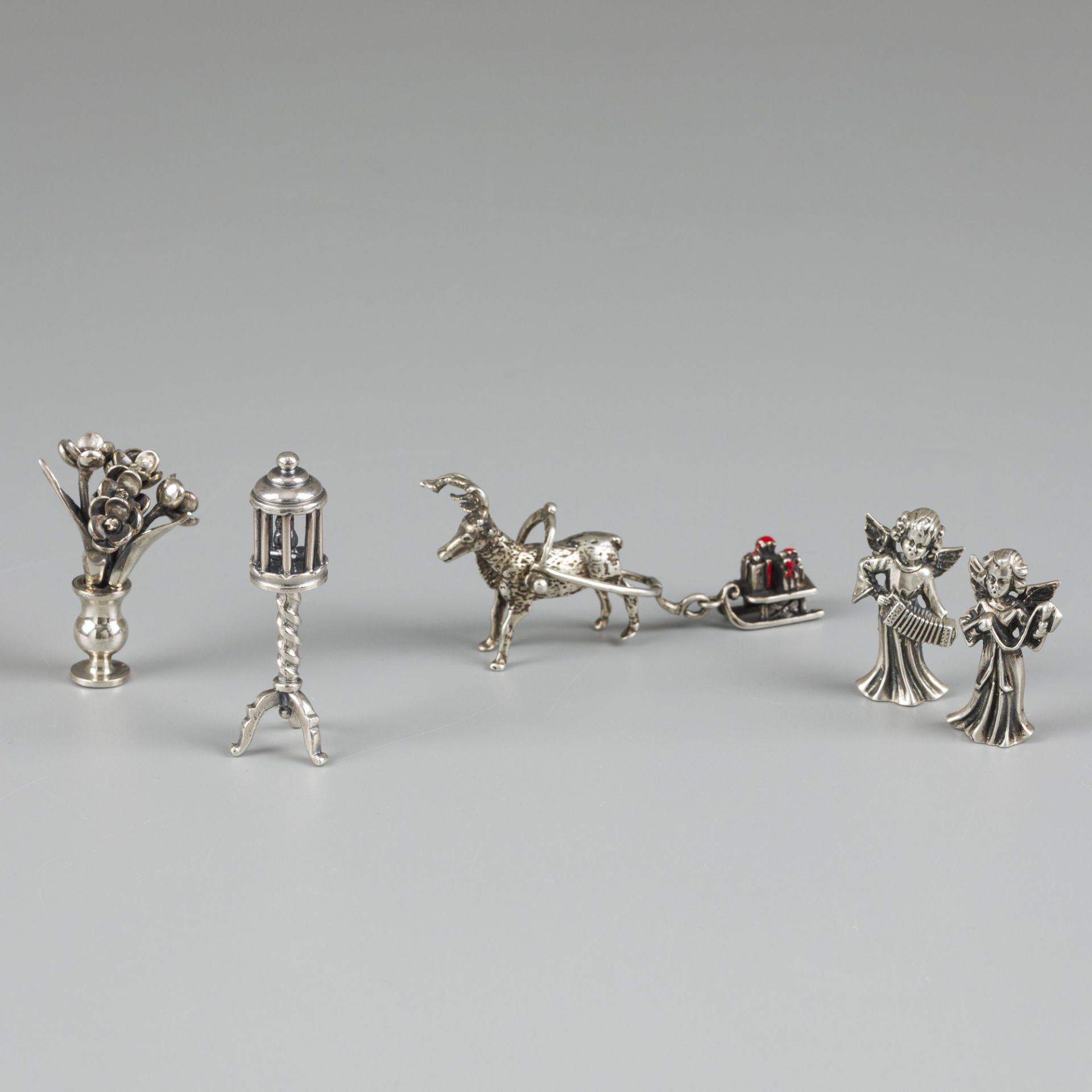 5-piece lot miniatures silver. - Bild 2 aus 11