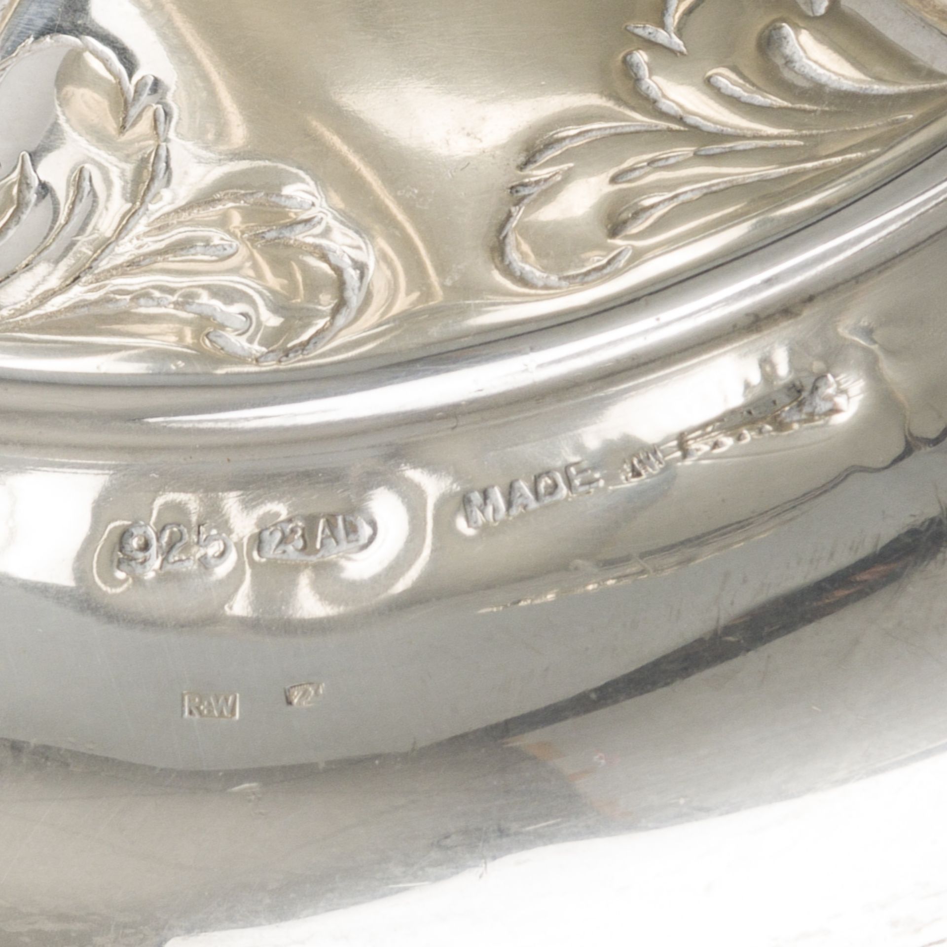 Silver vase. - Image 5 of 5