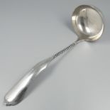 Soup spoon / laddle, silver.