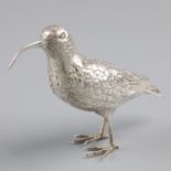 Table showpiece bird (curlew) silver.