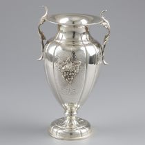 Silver vase.