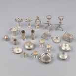 22-piece lot miniatures (France 19th century) silver.