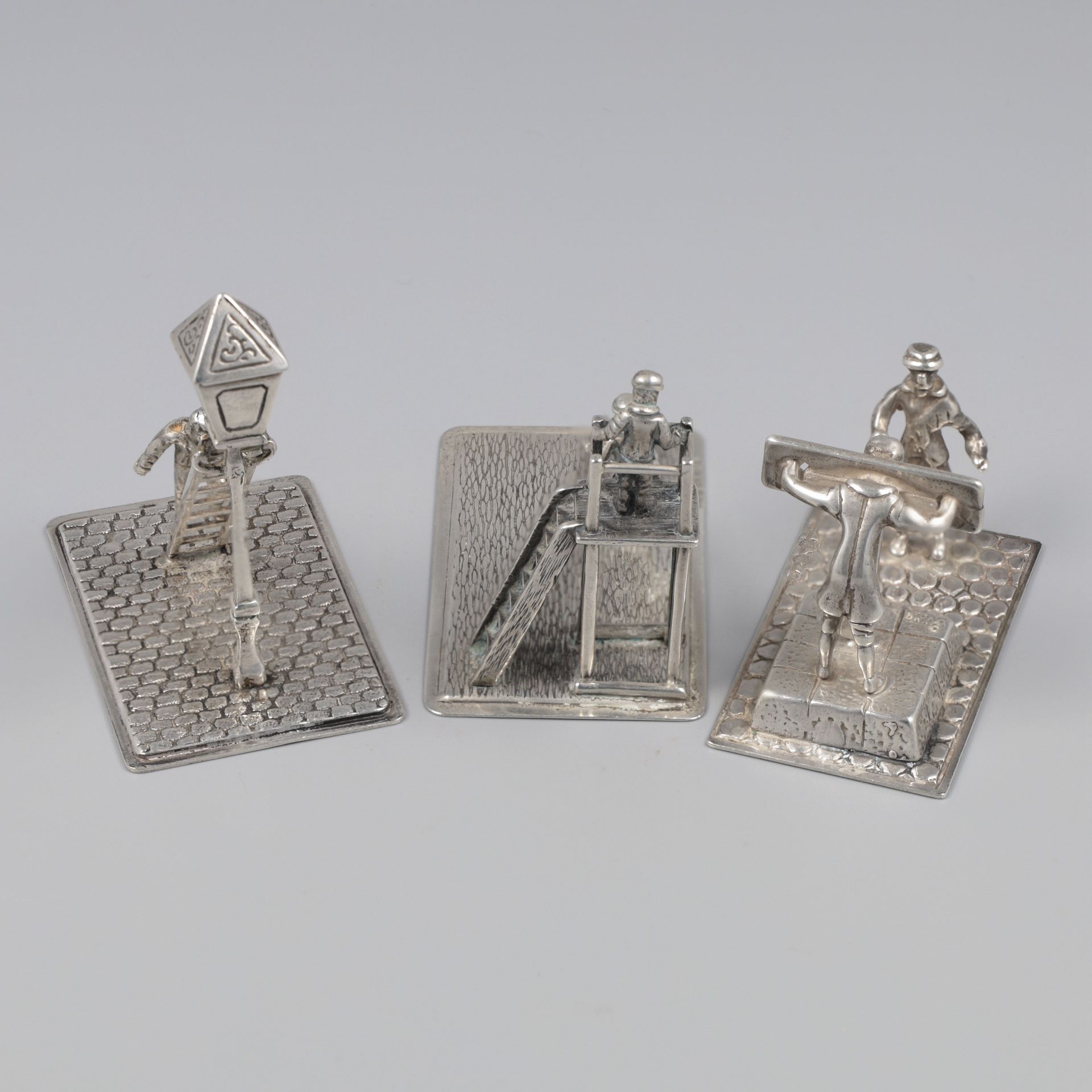 3-piece lot of miniatures silver. - Bild 3 aus 6