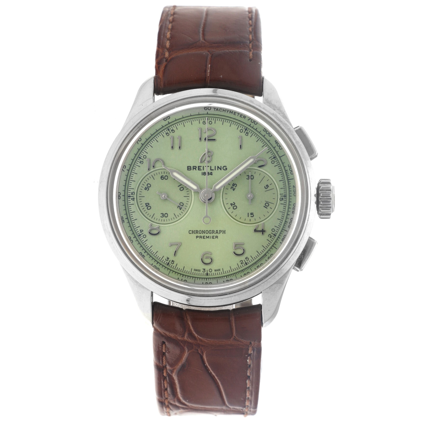 No Reserve - Breitling Premier B09 Chronograph AB0930 - Men's watch. 