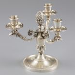 Christofle candelabra, model Malmaison, silver-plated.
