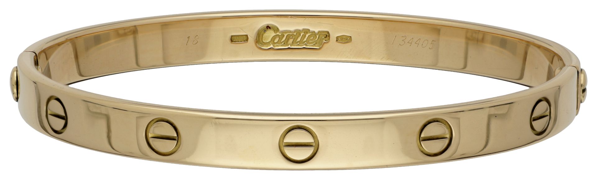 No Reserve - Cartier 18K yellow gold Love bracelet.