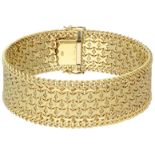 No Reserve - 14K Yellow Gold flexible bracelet
