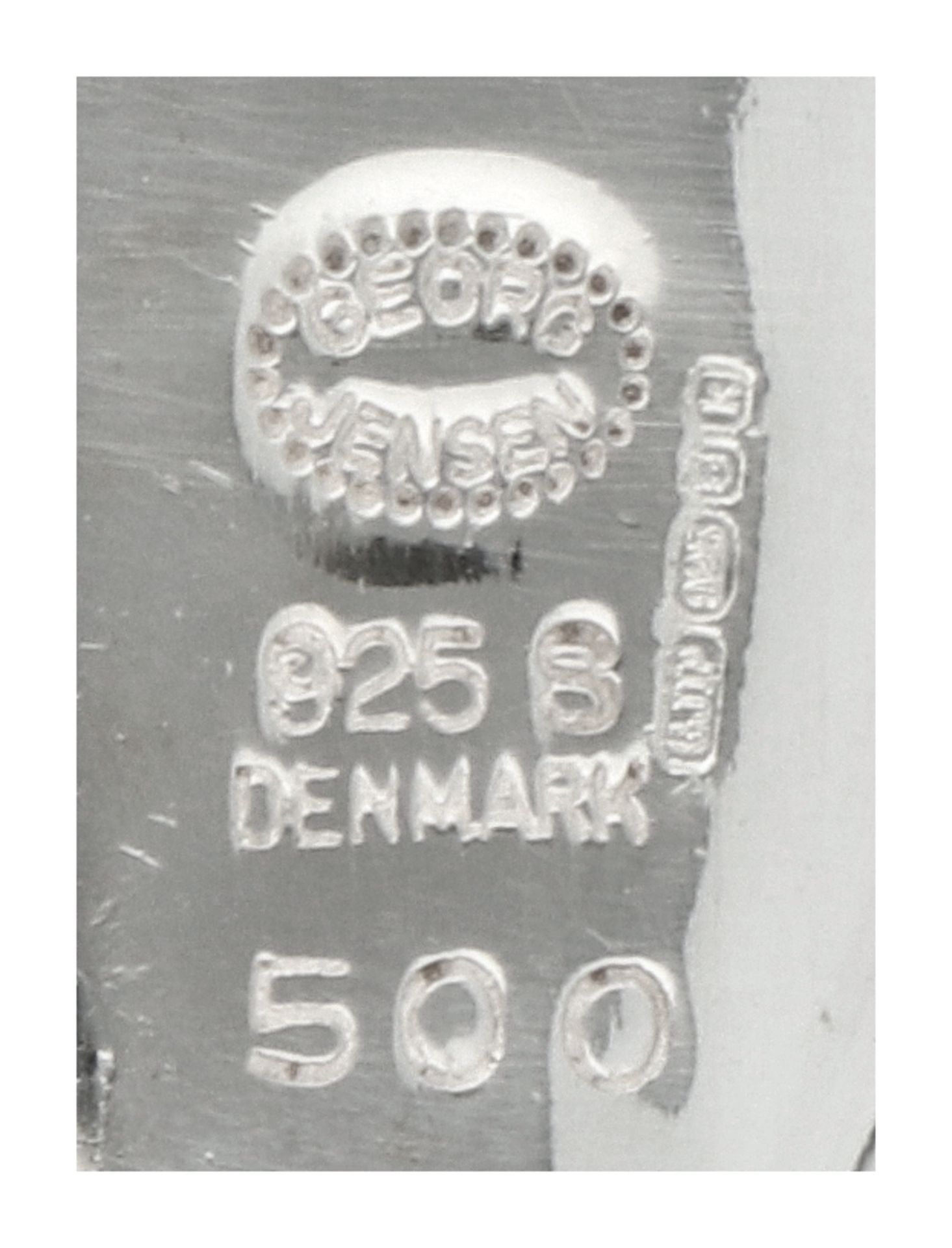 No Reserve - Georg Jensen Sterling silver pendant on necklace no. 500 - Bild 4 aus 5