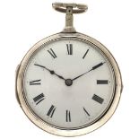 No Reserve - P. Frankwell Verge Fusee  Escapement Silver (925/1000) - Men's pocket watch - approx. 1