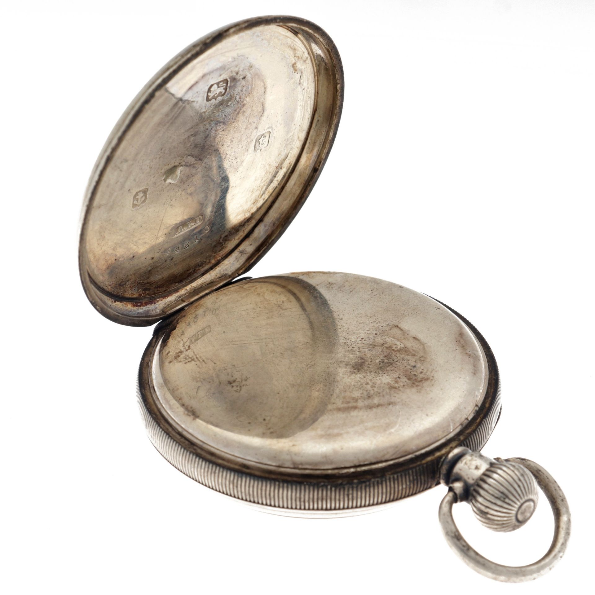 No Reserve - Waltham U.S.A. silver pocketwatch (925/1000) - Men's pocketwatch - approx. 1918. - Bild 4 aus 7