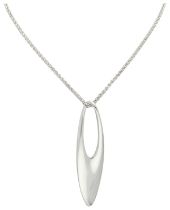 No Reserve - Georg Jensen Sterling silver pendant on necklace no. 500