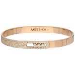 No Reserve - Messika 18K rose gold Move bracelet set with approx. 1.72 ct. diamond.