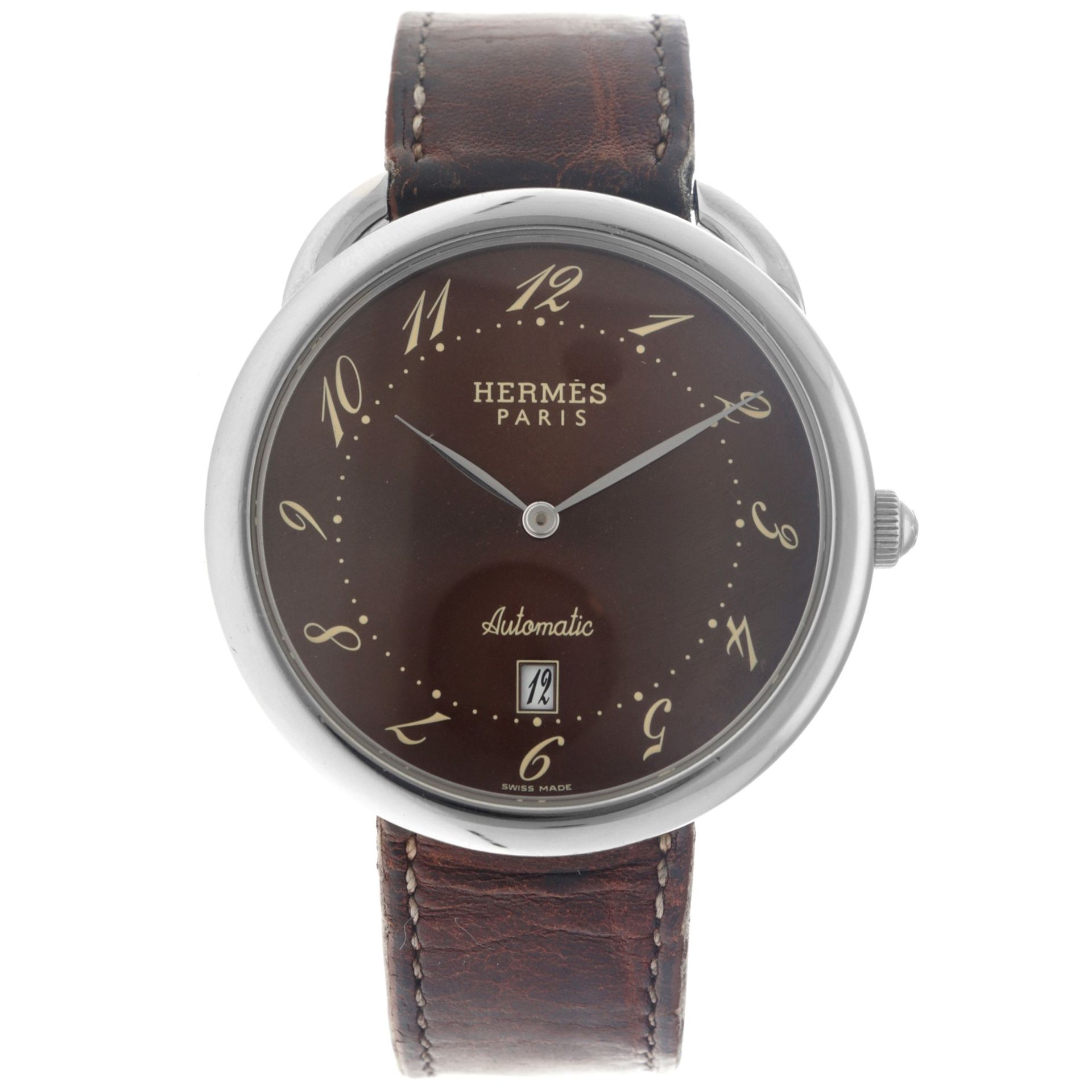 No Reserve - Hermès Arceau AR4.810 - Men's watch. 