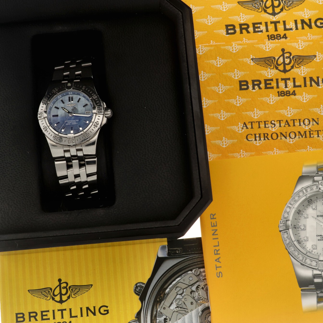 No Reserve - Breitling Galactic Starliner A71340 - Ladies watch - 2008. - Image 6 of 7