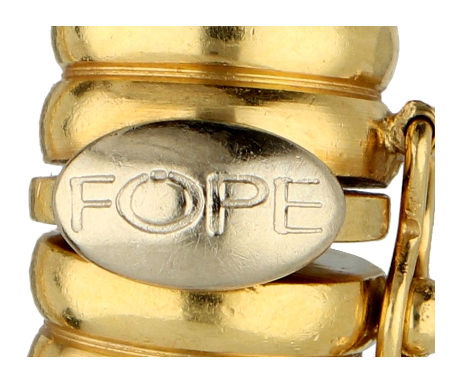 No Reserve - Fope 18K yellow gold mesh bracelet - Bild 4 aus 4
