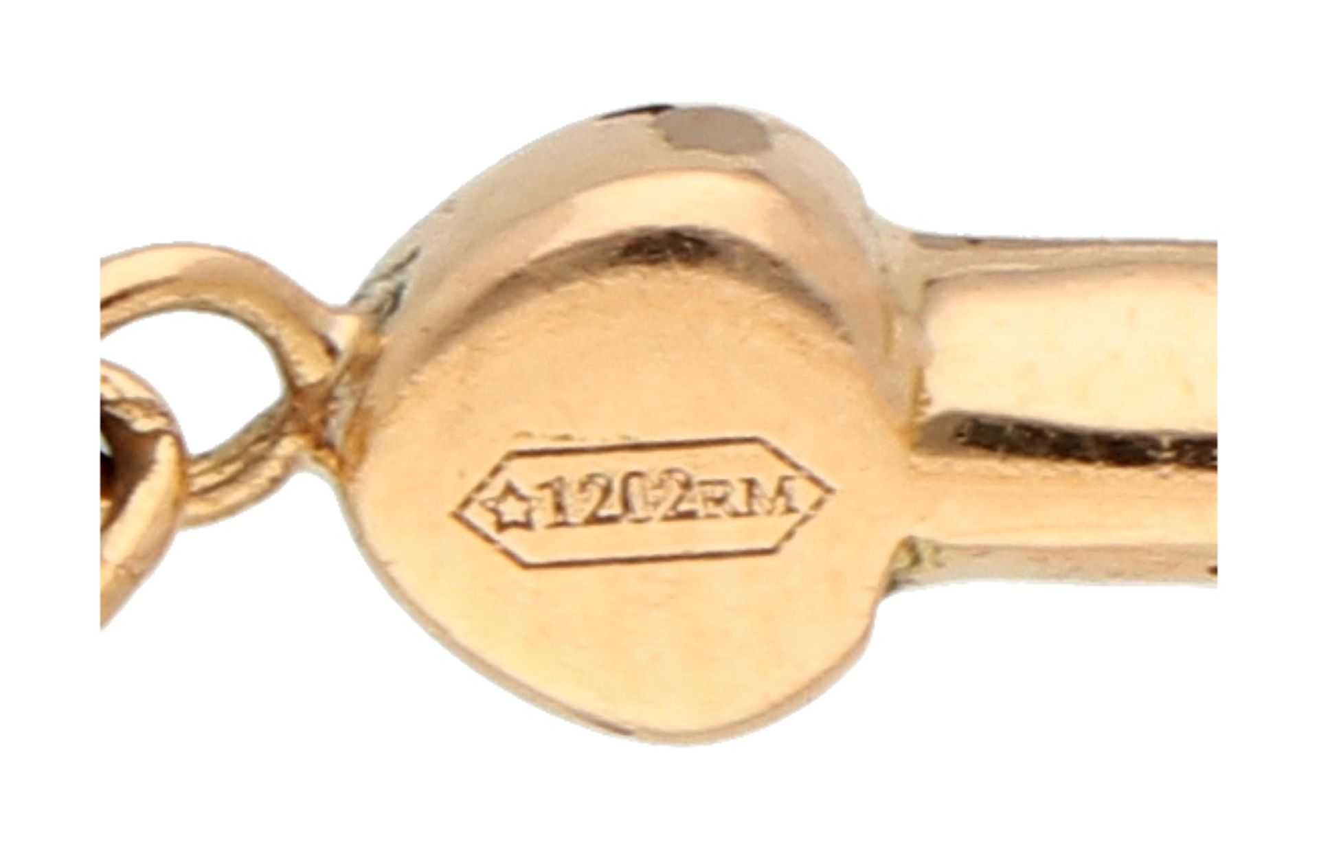 No Reserve - Casato 18K Rose gold bracelet bangle set with approx. 0.95 ct. diamond. - Bild 3 aus 4