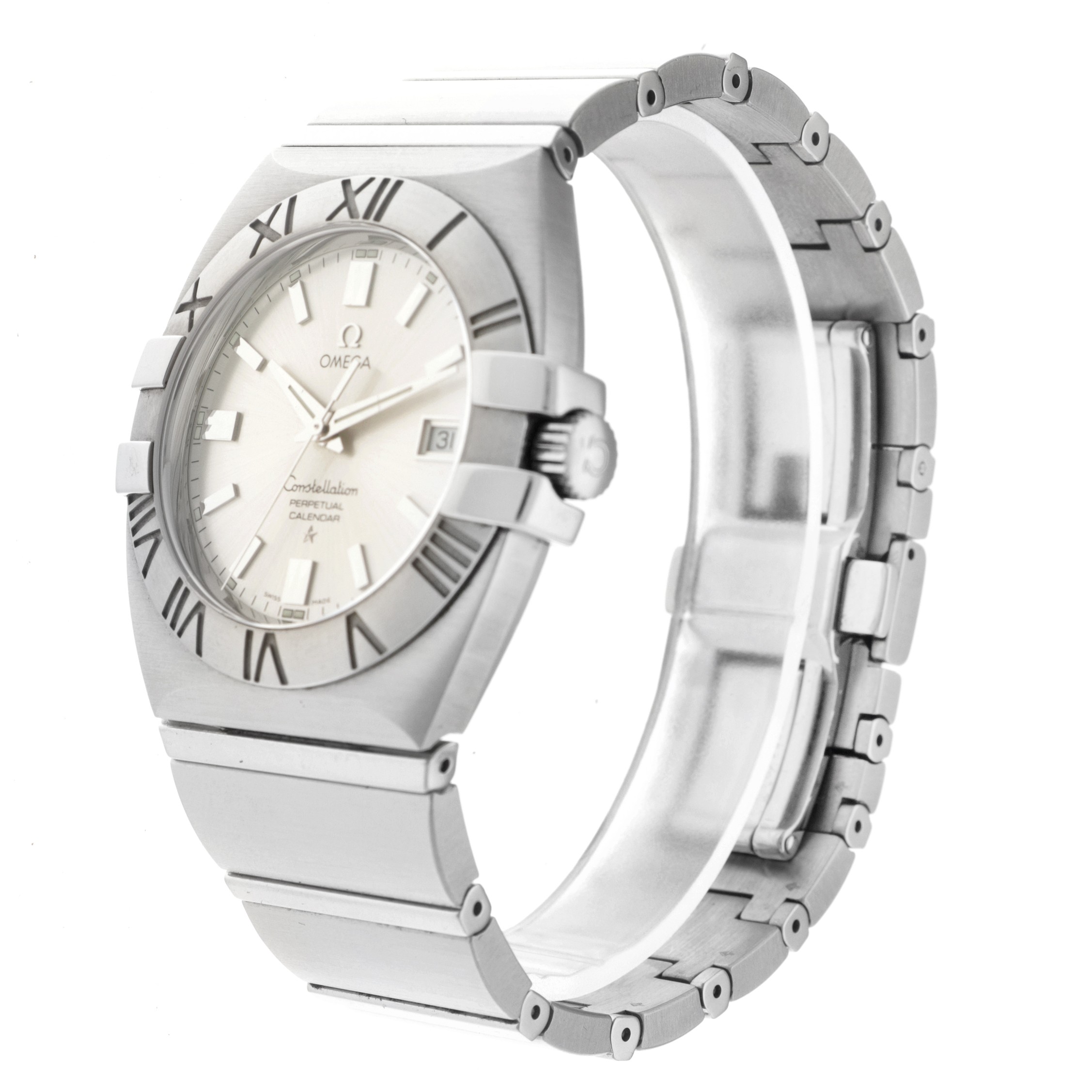No Reserve - Omega Constellation Perpetual Calender 396.1203 - Men's watch. - Image 2 of 6