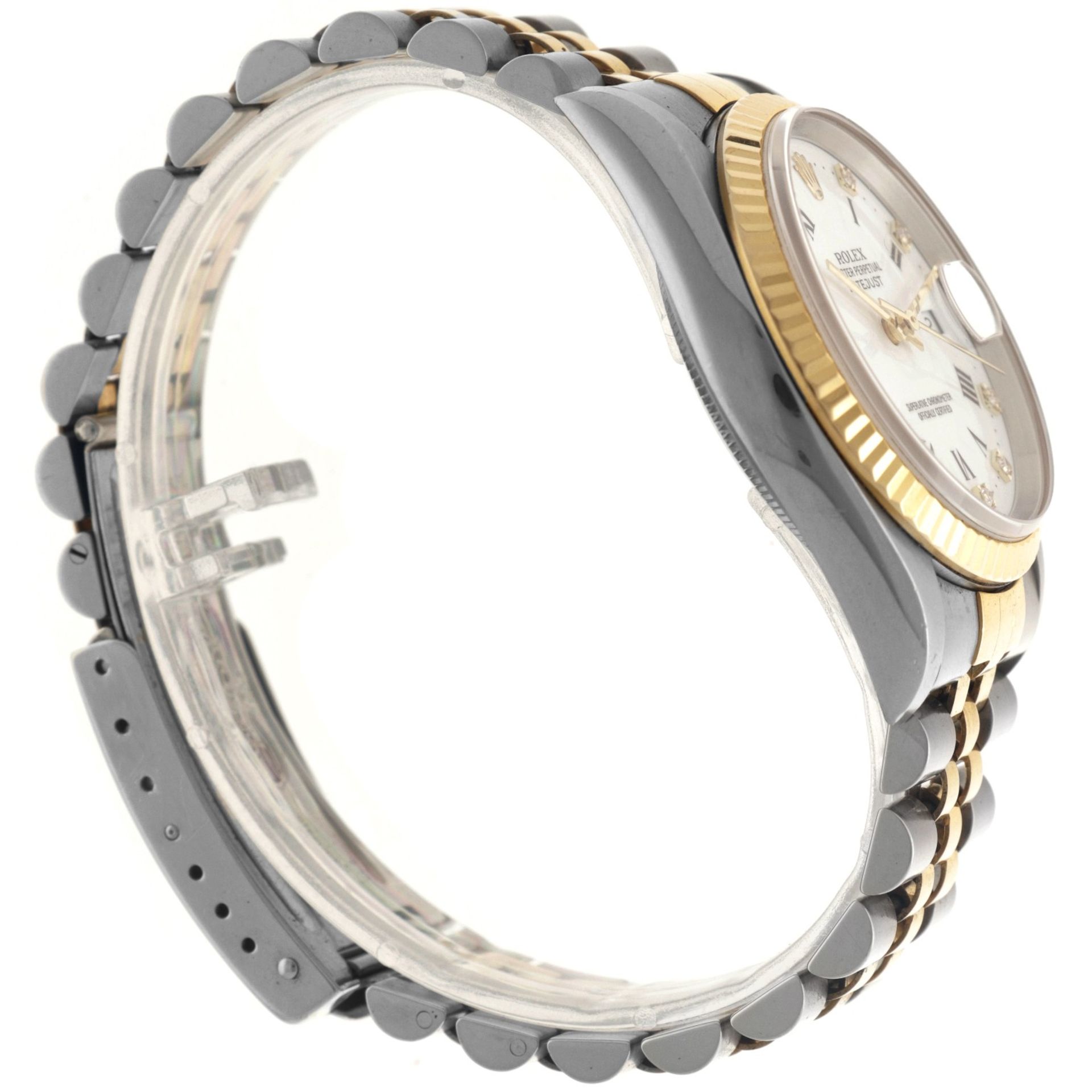 No Reserve - Rolex Datejust 36 'Diamond Buckley Dial' 16233 - Men's watch - approx. 1996. - Bild 4 aus 5