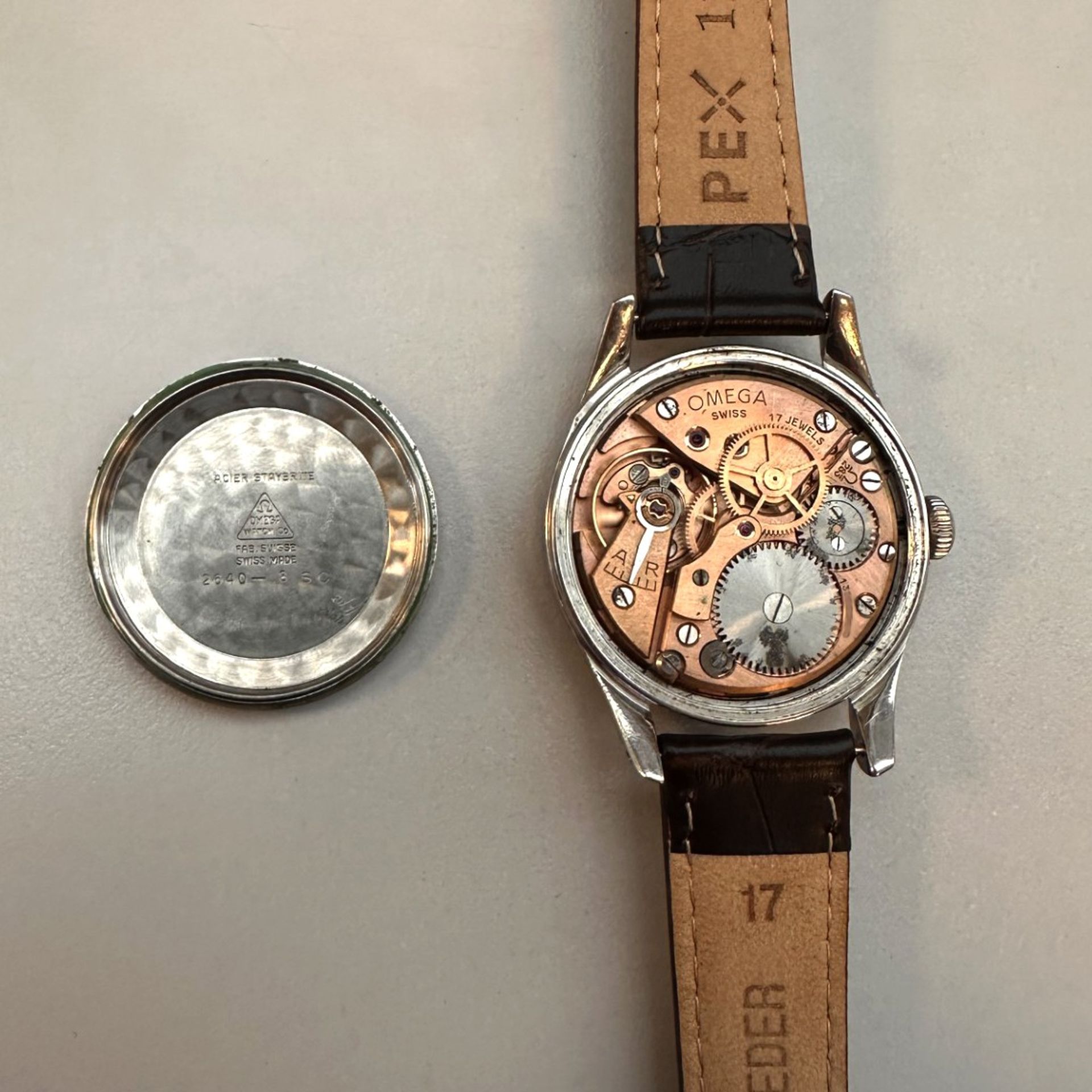 No Reserve - Omega Cal. 283 2640-8 - Men's watch - approx. 1952. - Bild 6 aus 6