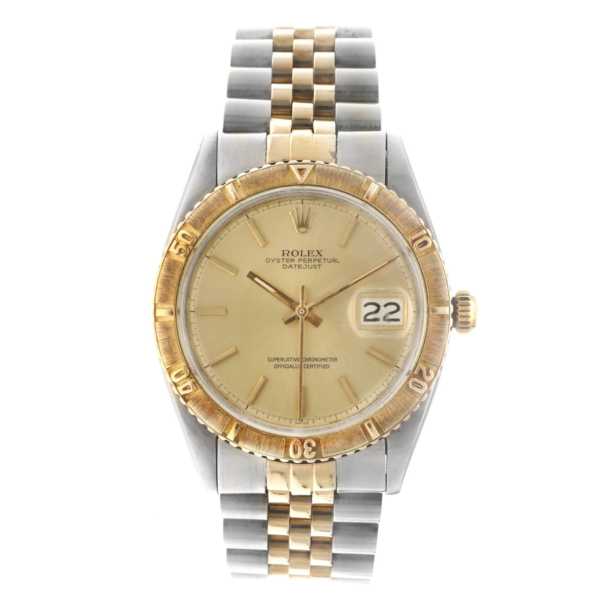 No Reserve - Rolex Datejust 36 Turn-O-Graph 1625 - Men's watch - ca. 1978.