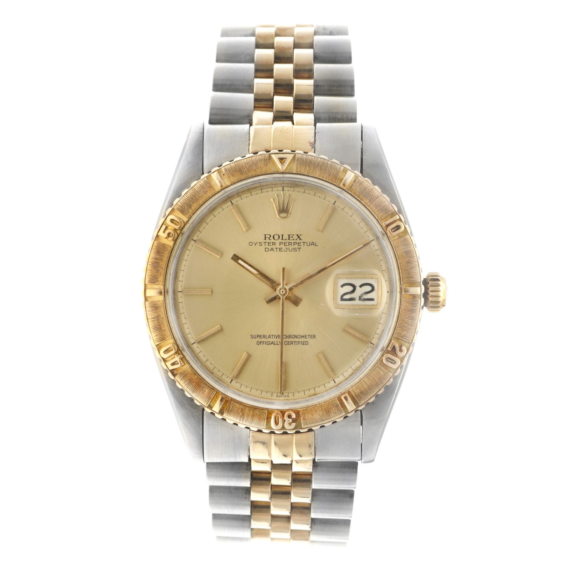 No Reserve - Rolex Datejust 36 Turn-O-Graph 1625 - Men's watch - ca. 1978.