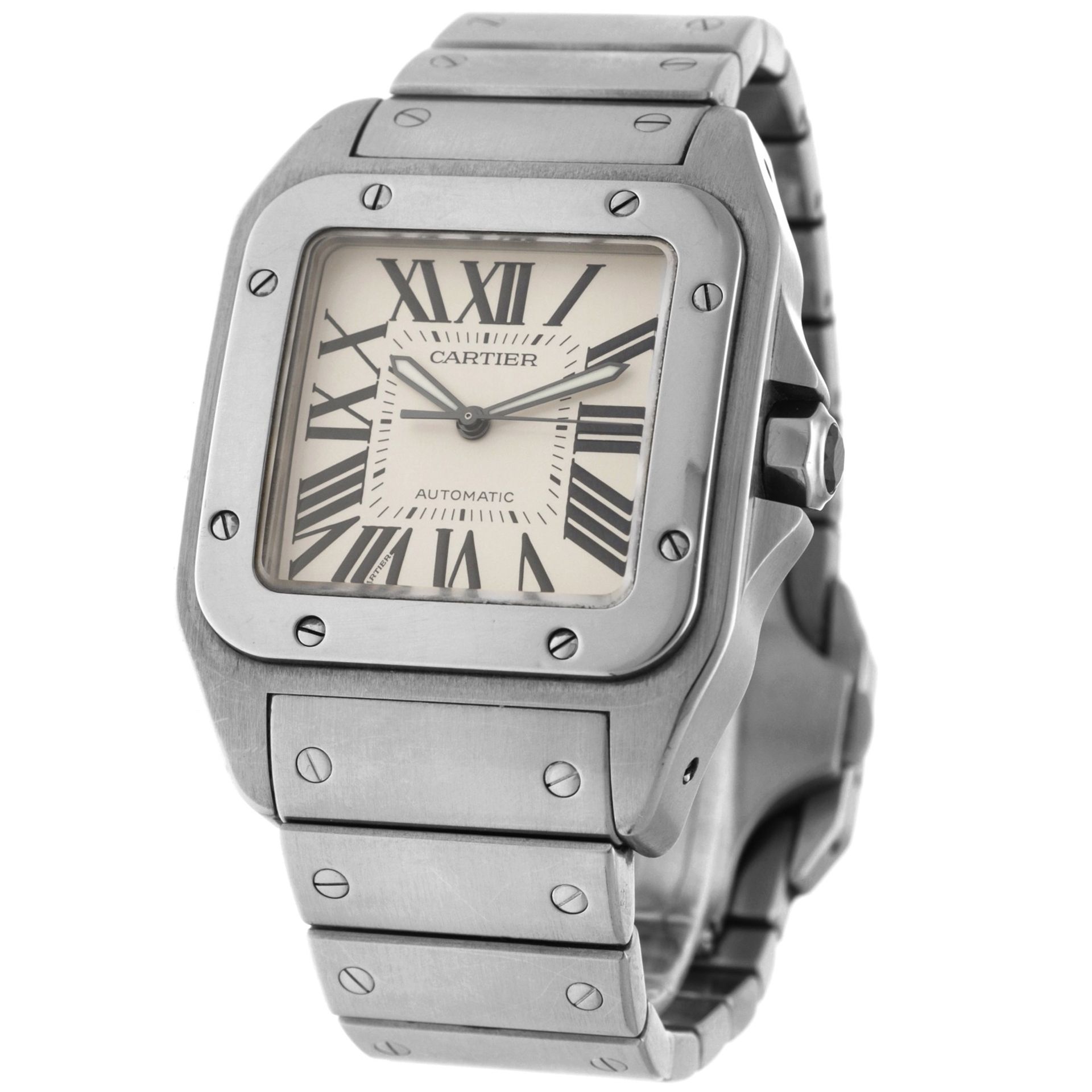 No Reserve - Cartier Santos 100 XL 2656 - Men's watch.  - Image 2 of 6