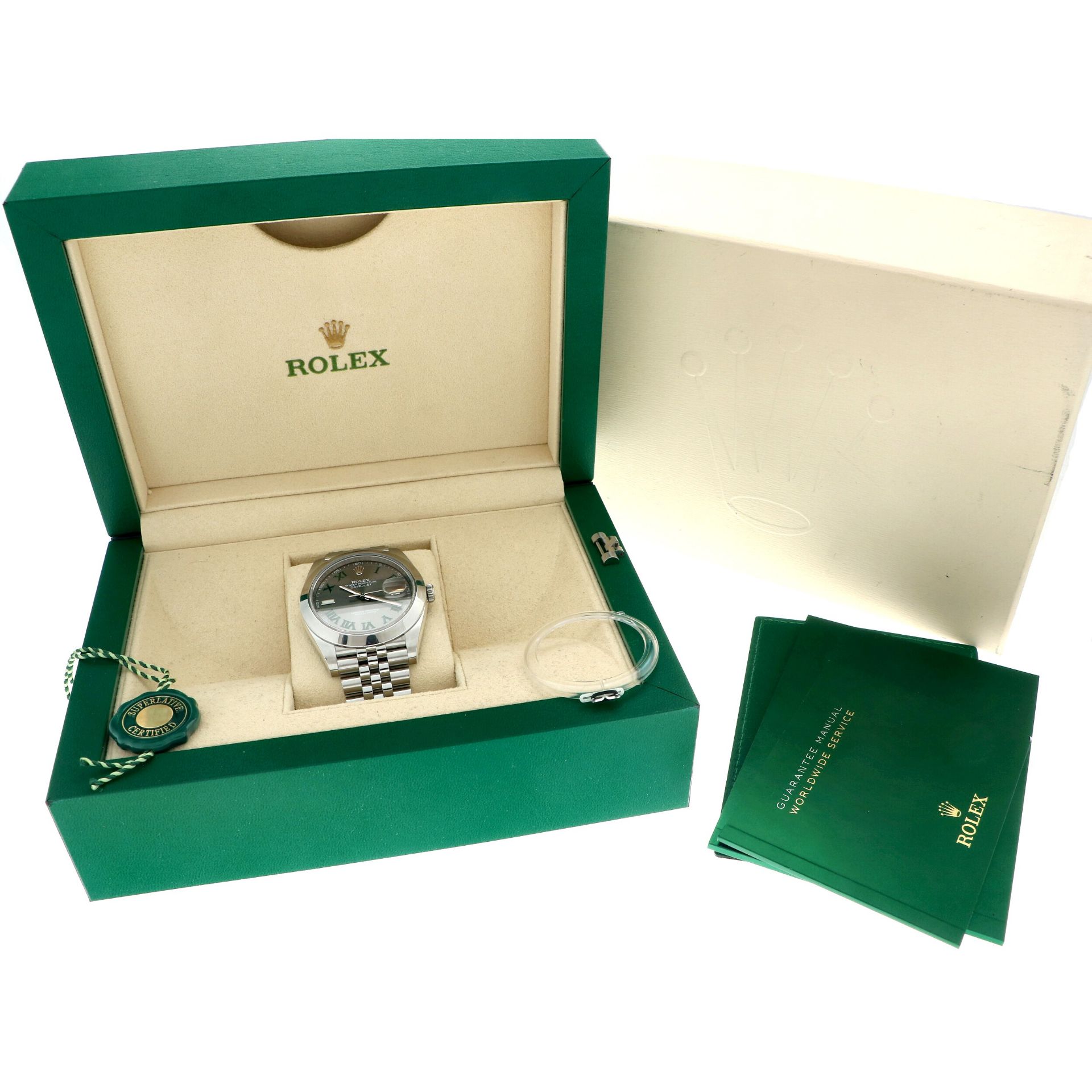 No Reserve - Rolex Datejust 41 Wimbledon 126300 - Men's watch - 2020. - Image 6 of 6