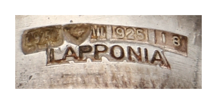 No Reserve - Lapponia Björn Weckström 'Bogart' ring set with granite. - Image 3 of 4