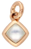 No Reserve - Trisi 18K rose gold/silver pendant with mother of pearl.