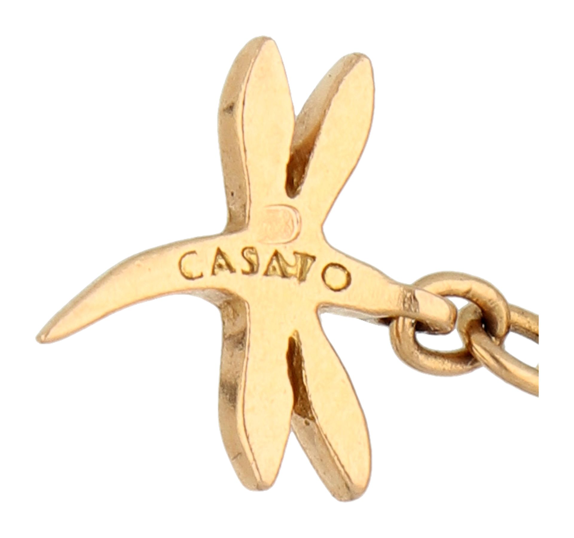 No Reserve - Casato 18K Rose gold bracelet bangle set with approx. 0.95 ct. diamond. - Bild 4 aus 4