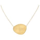 No Reserve - Marco Bicego 18K yellow gold necklace from the Lunaria collection.