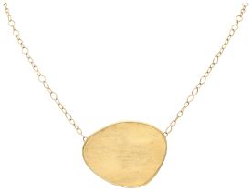 No Reserve - Marco Bicego 18K yellow gold necklace from the Lunaria collection.